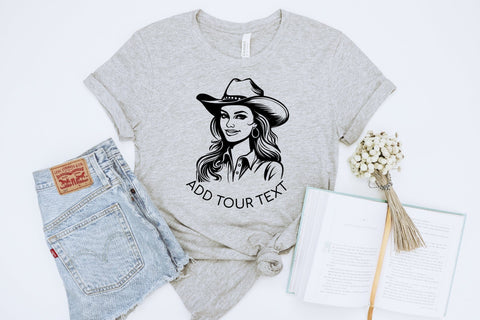 Cowgirl SVG File For Cricut Country Girl SVG OrangeBrushStudio 