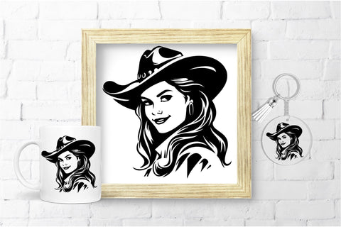 Cowgirl SVG File For Cricut Southern Girl SVG OrangeBrushStudio 