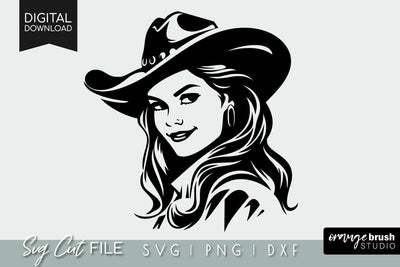Cowgirl SVG File For Cricut Southern Girl SVG OrangeBrushStudio 