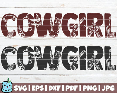 Cowgirl SVG MintyMarshmallows 