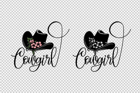 Cowgirl with western hat, SVG file SVG Boertiek 