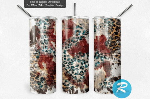 Cowhide 20 oz / 30 oz Tumbler PNG Sublimation Regulrcrative 