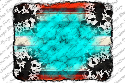 Cowhide Background Png, Serape Background Png, Turquoise Background Png, Western Background Png, Sublimation Background Png, Digital Download, Western Png, Cowhide Png, Serape Png Sublimation SublimationDesignShop 