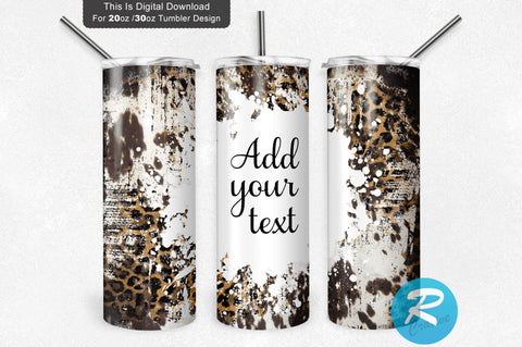 Cowhide Leopard 20 oz / 30 oz Tumbler PNG Sublimation Regulrcrative 