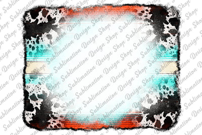 Cowhide Serape Background With Bleach Effect, Serape Background Png, Cowhide Background, Western Background Png, Sublimation Design Download Sublimation SublimationDesignShop 
