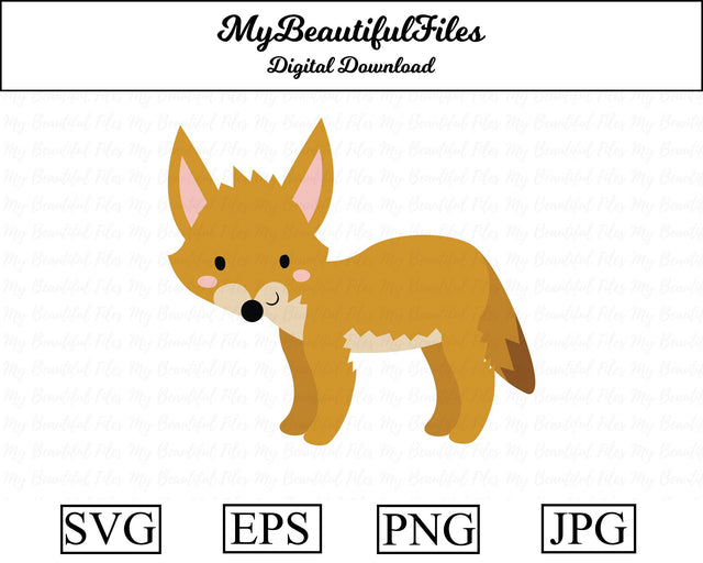 coyote - animal SVG MyBeautifulFiles 