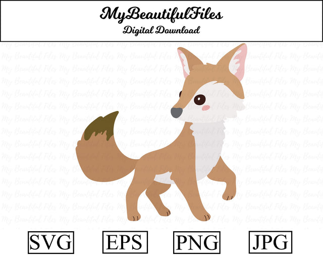 Coyote - Animal SVG MyBeautifulFiles 