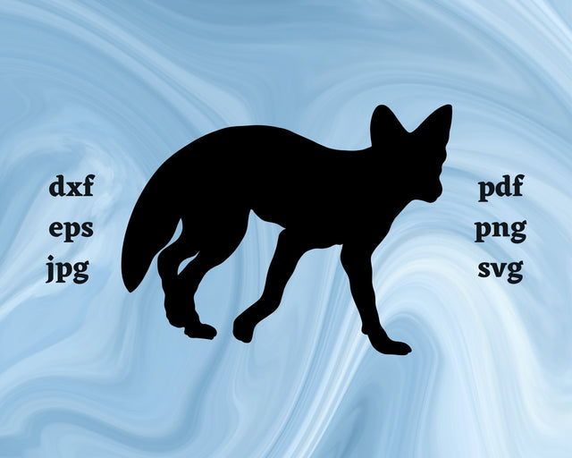 Coyote SVG Cut File SVG Northern Light SVG 