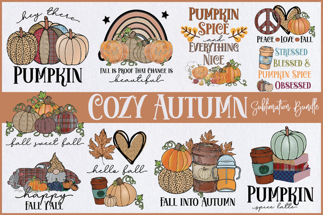 Cozy Autumn Sublimation Bundle Sublimation Jagonath Roy 