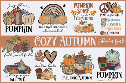 Cozy Autumn Sublimation Bundle Sublimation Jagonath Roy 