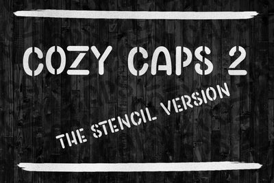 Cozy Caps 2 - The Stencil Version Font Stacy's Digital Designs 