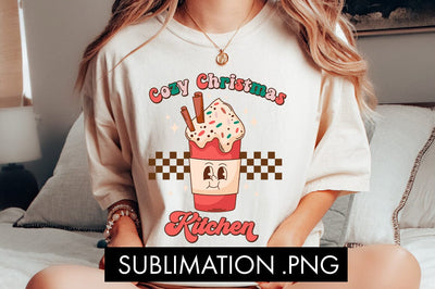 Cozy Christmas Kitchen Sublimation PNG Sublimation Freeling Design House 