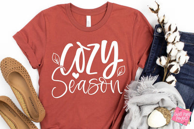 Cozy Season, Autumn Quote Svg, Fall Cut File SVG Craft Pixel Perfect 