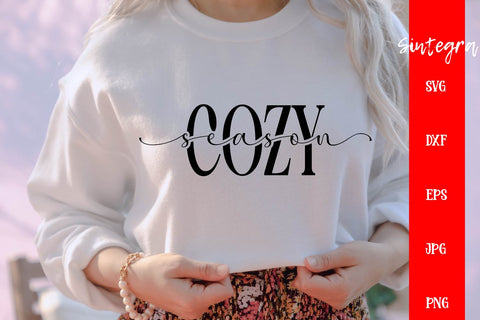 Cozy Season SVG, Christmas Shirt SVG Free For Commercial Use SVG Sintegra 