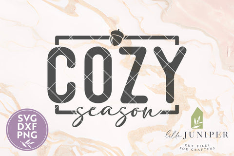 Cozy Season SVG, Fall Shirt Designs SVG LilleJuniper 