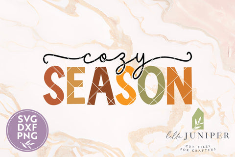Cozy Season SVG, Fall SVG Files SVG LilleJuniper 