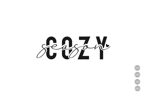 Cozy Season SVG, Fall Svg, Get Cozy Svg, Autumn svg SVG Chamsae Studio 