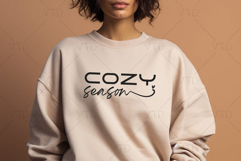 Cozy Season Svg for Merry Christmas and Winter, holiday svg, Christmas Jumper Svg, Winter Svg, Stay Home Svg, Cozy Vibes Svg SVG DesignDestine 