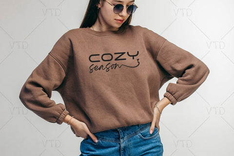 Cozy Season Svg for Merry Christmas and Winter, holiday svg, Christmas Jumper Svg, Winter Svg, Stay Home Svg, Cozy Vibes Svg SVG DesignDestine 