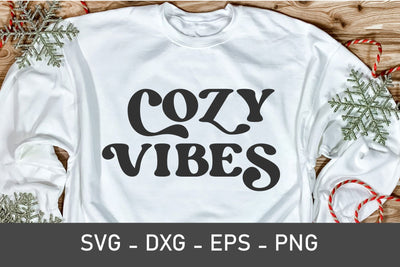 Cozy Vibes svg, Stay Cozy, Winter svg for silhouette SVG Chamsae Studio 