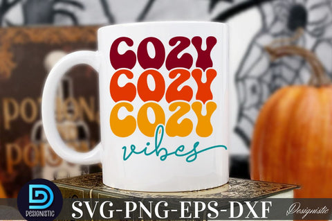 Cozy vibes , Thanksgiving SVG SVG DESIGNISTIC 
