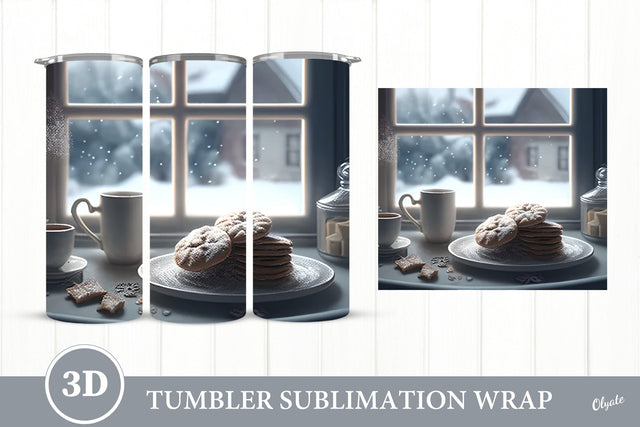 Cozy Winter Tumbler Sublimation. 20 OZ Tumbler PNG Sublimation Olga Terlyanskaya 