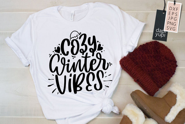 Cozy Winter Vibes SVG Quotes SVG dapiyupi store 