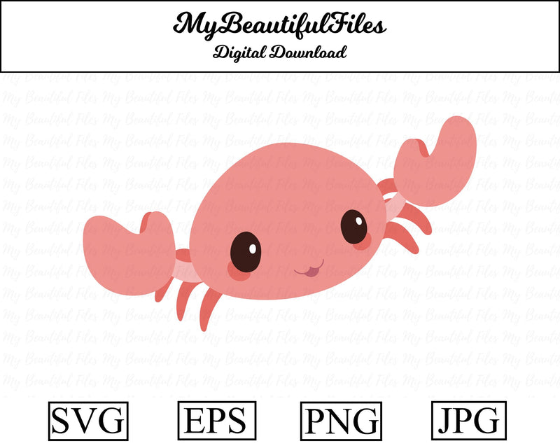 Crab - Animal SVG MyBeautifulFiles 