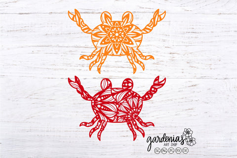 Crab Mandala SVG SVG Gardenias Art Shop 