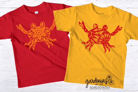 Crab Mandala SVG SVG Gardenias Art Shop 