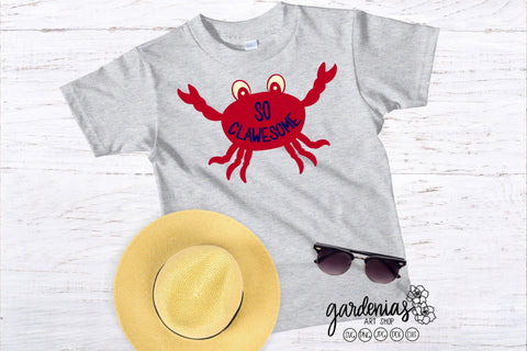 Crab So Clawesome SVG SVG Gardenias Art Shop 