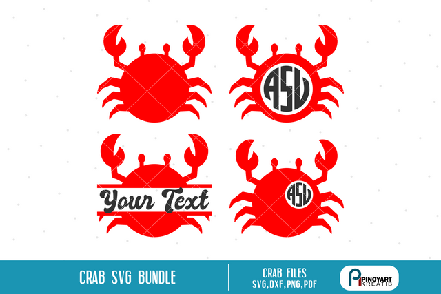 Crab Svg Bundle SVG Pinoyart Kreatib