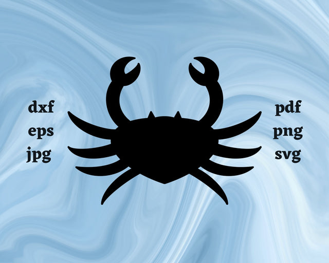 Crab SVG Cut File SVG Northern Light SVG 