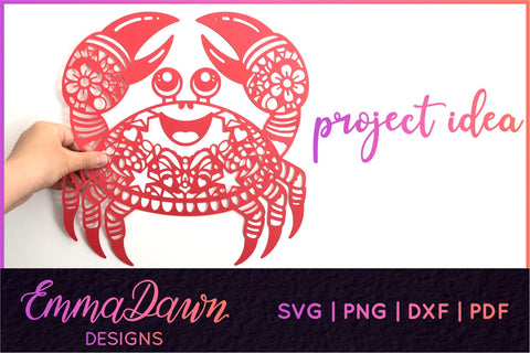 Crab SVG SVG Emma Dawn Designs 