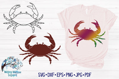 Crab SVG SVG Wispy Willow Designs 