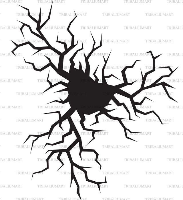 Crack in the ground SVG TribaliumArtSF 