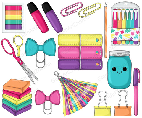 Craft Clipart Bundle | Scrapbook Tool Clipart SVG GlamArtZhanna 