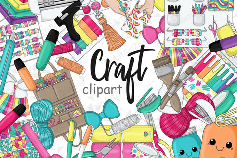 Craft Clipart Bundle | Scrapbook Tool Clipart SVG GlamArtZhanna 