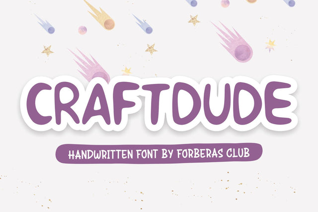 Craft Dude Font Forberas 