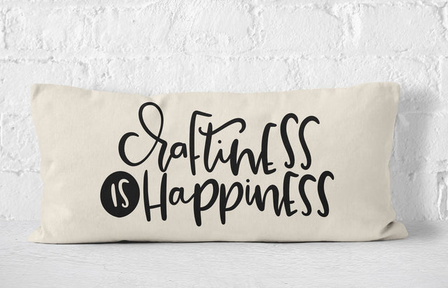 Craft SVG | Craftiness is Happiness | Crafting SVG So Fontsy Design Shop 