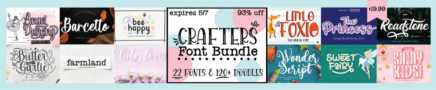 Crafter's Font Bundle