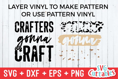 Crafters Gonna Craft svg - Crafting Cut File - svg - dxf - eps - png - Hobby - Crafters svg - Funny - Silhouette - Cricut - Digital File SVG Svg Cuttables 