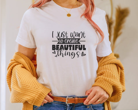 Crafting Quotes SVG Bundle, 6 Designs, Crafting Sayings SVG, I Love Crafting SVG, I Can Totally Make That SVG, I Just Want To Create Beautiful Things SVG SVG HappyDesignStudio 