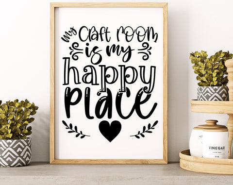 Crafting Quotes SVG Bundle, 6 Designs, Crafting Sayings SVG, I Love Crafting SVG, I Can Totally Make That SVG, I Just Want To Create Beautiful Things SVG SVG HappyDesignStudio 