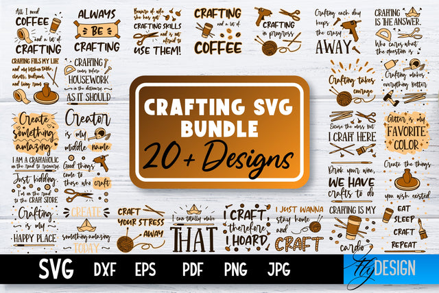 Crafting SVG Bundle | Crafting Design | Crafts SVG v.1 SVG Fly Design 