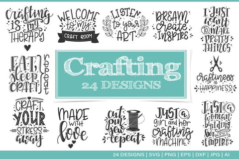 Crafting SVG Bundle design set | SVG Cut File SVG TatiStudio 