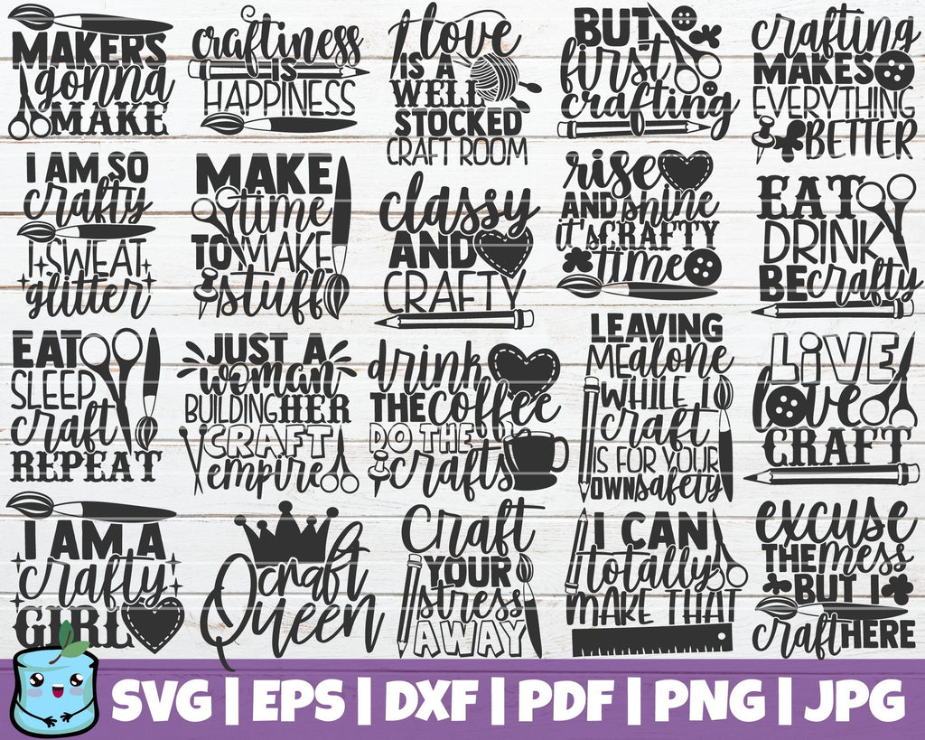 Crafting SVG Bundle - So Fontsy