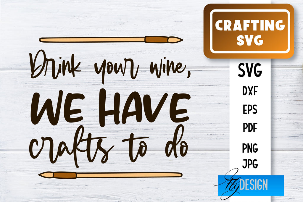 Crafting SVG | Crafting Design | Crafts SVG - So Fontsy