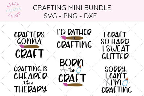Crafting SVG Mini Bundle SVG Kelly Leigh Creates 
