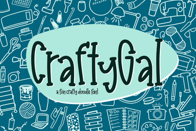Crafty Gal Font Kitaleigh 